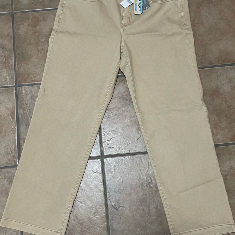 Lane Bryant Tan Straight Leg Pants